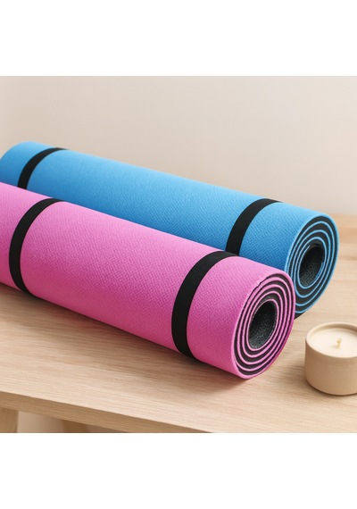 Pilates Yoga Matı 8mm 55x170 Cm 27 Dns Çok Renkli