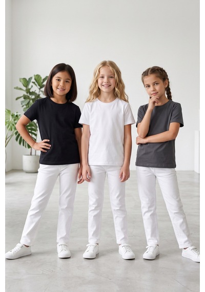 Kiagu Kız Erkek Çocuk Basic Tişört 3'lü Set Pamuklu Kısa Kollu Çocuk Tişört 2-13 Yaş T-shirt 3'lü Set9 Kiagu Kız Erkek Çocuk Basic Tişört 3'lü Set Pamuklu Kısa Kollu Çocuk Tişört 2-13 Yaş T-shirt 3'lü Set9