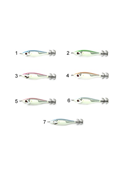 Captain 3030 Kalamar Zokası 8cm Rocket Bilyeli Squid 10gr