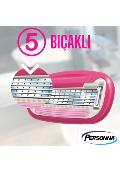 Personna Halo Kadın Mini Seyahat Boy Tıraş Bıçağı- 5 Adet