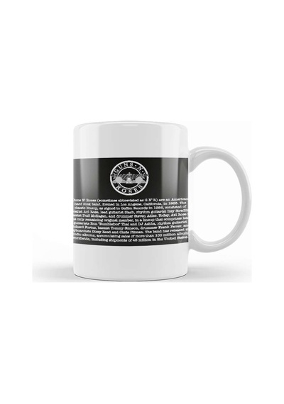 Gunsn Roses Skull Logo 01 Kupa Bardak Porselen Karışık