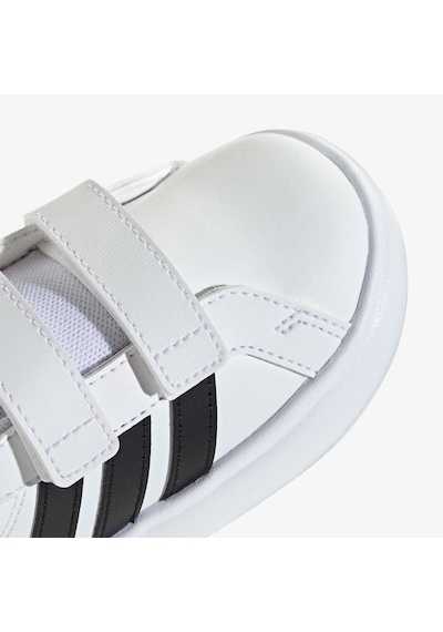 Adidas Grand Court 3.0 Bubble Comfort Çocuk Beyaz Spor Ayakkabı Js4906