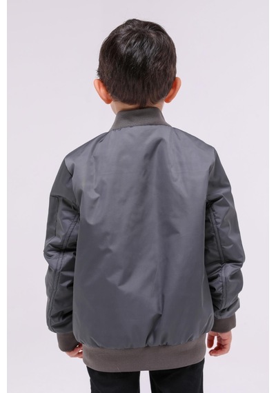 Benitto Kids Erkek Çocuk Mevsimlik Yağmurluk Ceket 51294-gri Gri