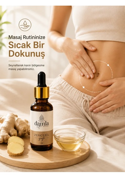 Biodamla Natural Zencefil Yağı 20 Ml