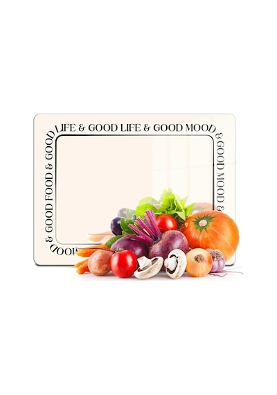 Decovetro Cam Kesme Tahtası Ve Sunumluk Good Life 20x30 Cm Diğer