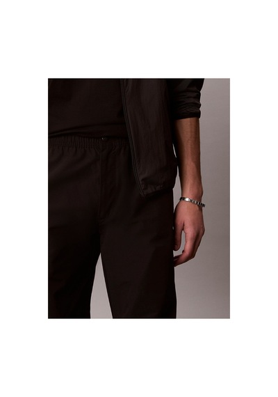 Calvin Klein Erkek Casual Naylon Paraşüt Pantolon-16193 Siyah