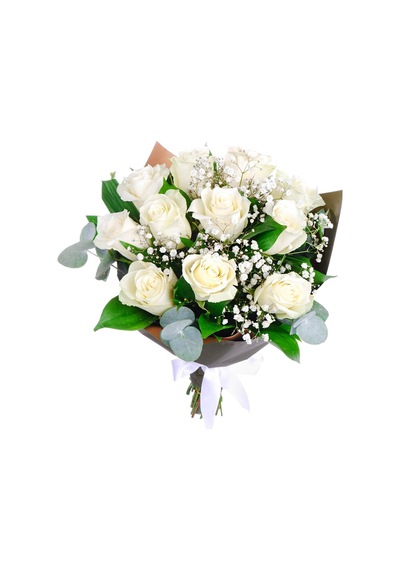 Beyaz Gül Buketi - 599283285