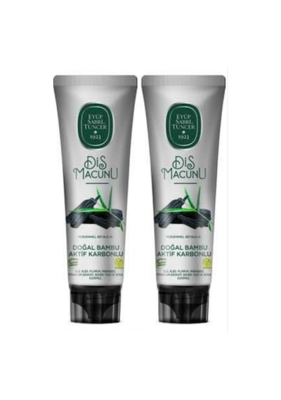 Eyüp Sabri Tuncer Doğal Bambu Aktif Karbonlu Diş Macunu 2 x 90 ML