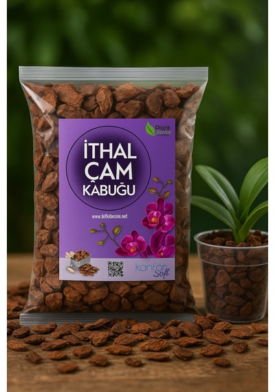 5 Litre Ithal Çam Kabuğu - Ithal Orkide Toprağı - Tossuz Elenmiş Iri Parçalı