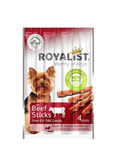 Küçük Irk Biftekli Sticks Yetişkin Köpek Ödülü 20 Gr - Tazemama Express