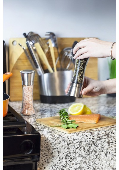 Cam Metal Kapaklı Baharat Öğütücü 250 Ml Sarı