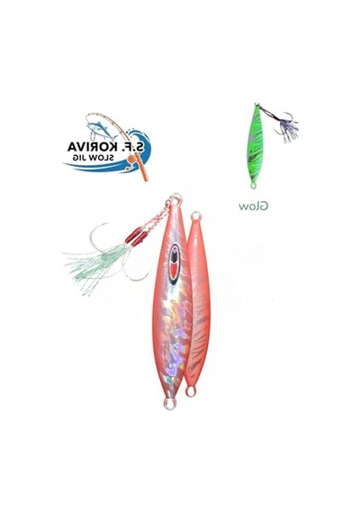 120gr Glow Jig, Akya Ve Mercan Balık Avları İçin Uygun