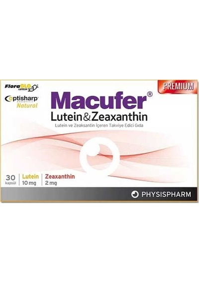 Macufer Lutein ve Zeaxanthin 30 Kapsül