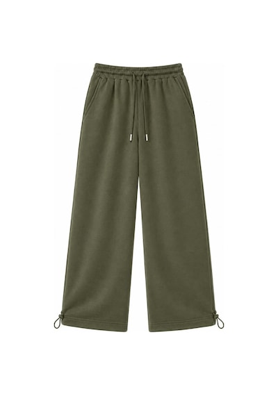 Zaee Basic Ayarlanabilir Paça Baggy Eşofman Altı Haki Yeşil