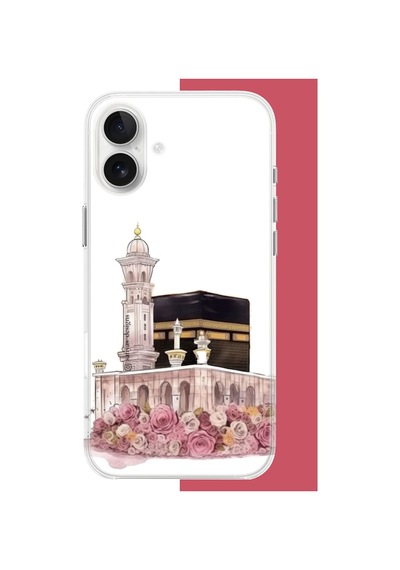 İphone 17 Uyumlu Çiçekli Kabe.jpeg Uv Baskılı Silikon Kılıf Renkli