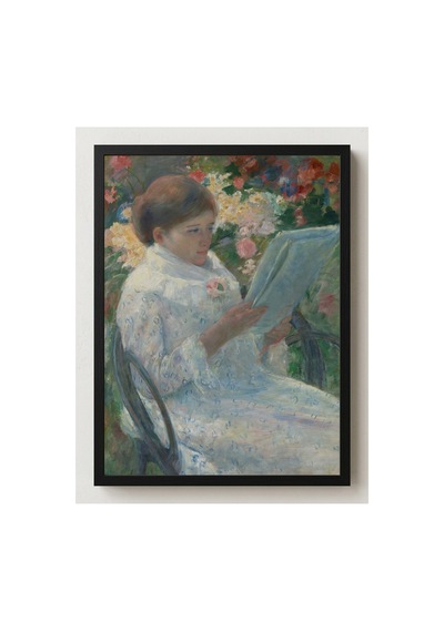 Klasik Sanat Cassatt Balkonda Çerçevesiz Poster 21x30 Cm A4 Tablo Klasik Sanat Yağlı Boya
