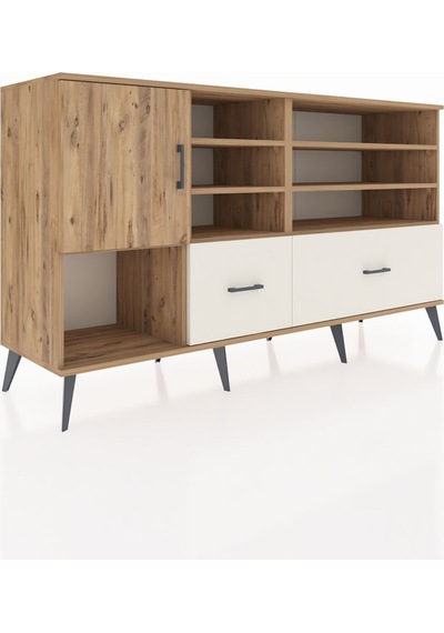 Kronos Konsol 8 Raflı 2 Çekmeceli Tek Kapaklı 176x59x99 Çam-çam/ Çam-çam/aytaşı Kronos Konsol 8 Raflı 2 Çekmeceli Tek Kapaklı 176x59x99 Çam-çam/ Çam-çam/aytaşı