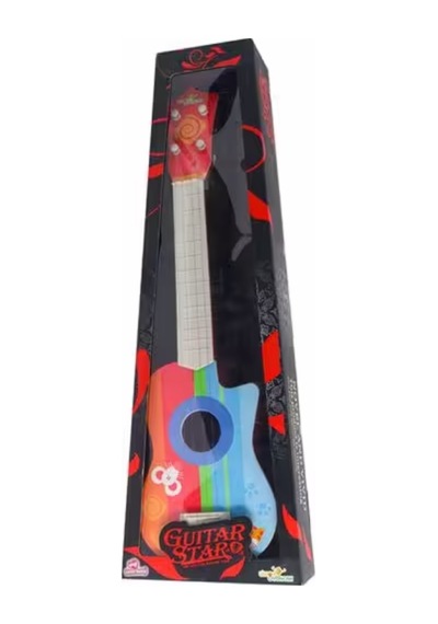 Kutulu Baskılı Gitar - 2 Adet Aynı Ürün, X2 Paket