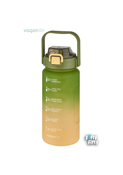 Vagonlife 2'li Ekonomik Motivasyon Matara Seti 1500 ML Büyük Boy