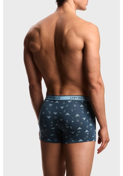 Emporio Armani Erkek Boxer Em000370 Af20669 Mb148 Siyah-gri-lacivert Siyah-Gri-Lacivert