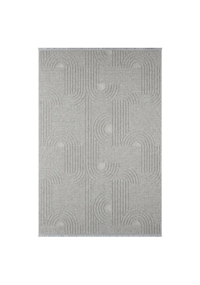 Seyran Halı Loopy 623 Gri %50 Polyester - Polipropilen Yolluk