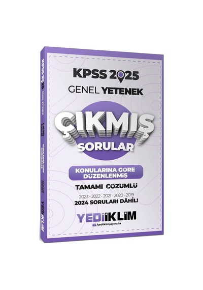 2025 Kpss Genel Yetenek Konularına Göre Düzenlenmiş Tamamı Çözümlü Çıkmış Sorular - 645666272