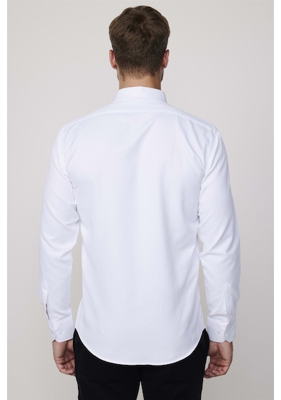 Tudors Modern Slim Fit Pamuklu Kolay Ütü Armürlü Erkek Beyaz Gömlek-4183-beyaz Beyaz Tudors Modern Slim Fit Pamuklu Kolay Ütü Armürlü Erkek Beyaz Gömlek-4183-beyaz Beyaz
