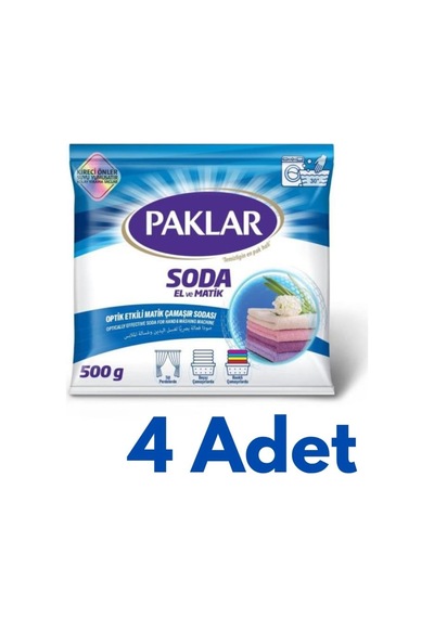 Paklar Soda Matik 500 Gr 4 Adet
