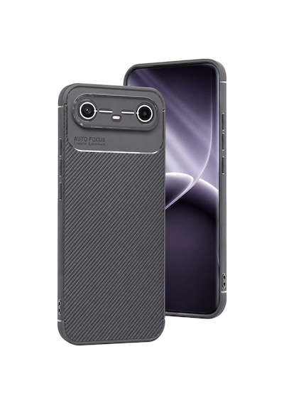 Uryport Tecno Spark Slim 5g Auto Focus Karbon Kapak - Gri