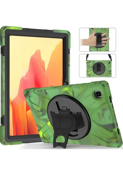Newface Samsung Galaxy X200 Tab A8 10.5 Kılıf Amazing Tablet Kapak - Kamuflaj
