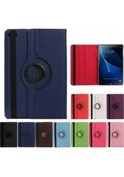 Huawei Uyumlu Mediapad T5 10.1 Dönerli Stantlı Tablet Kılıfı+Tablet Kale