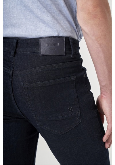 İmza Lacivert 5 Cep Slim Fit Pamuklu Denim Pantolon 1023260164