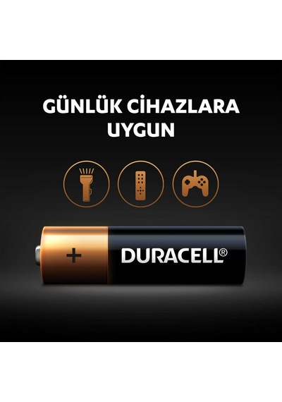 Duracell Basic Alkalin Aa Kalem Piller, 1,5 V Lr6/mn1500, 10 Lu