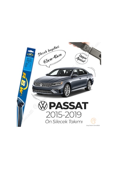 Volkswagen Passat B8 Muz Silecek Takımı (2015-2018) RBW Volkswagen Passat B8 Muz Silecek Takımı (2015-2018) RBW