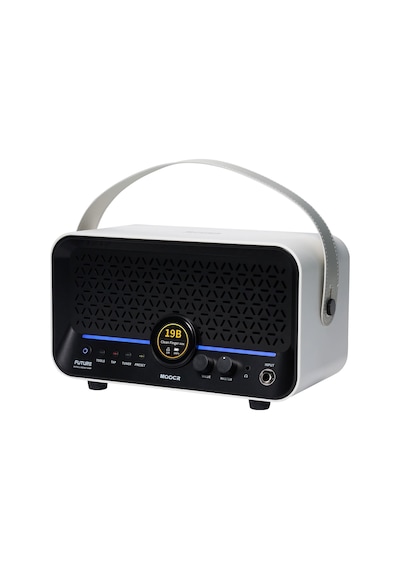 Mooer F15ilıswh Şarjlı Akıllı Gitar Amfisi Snowfall White