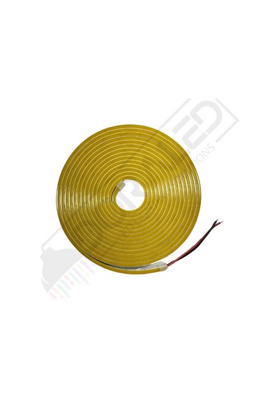 12 Volt 6x12mm Amber (Sarı) Esnek Neon Led 5 M