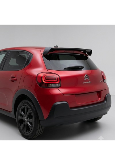 Citroen C3 2017-2024 Üniversal Spoiler Boyasız Plastik