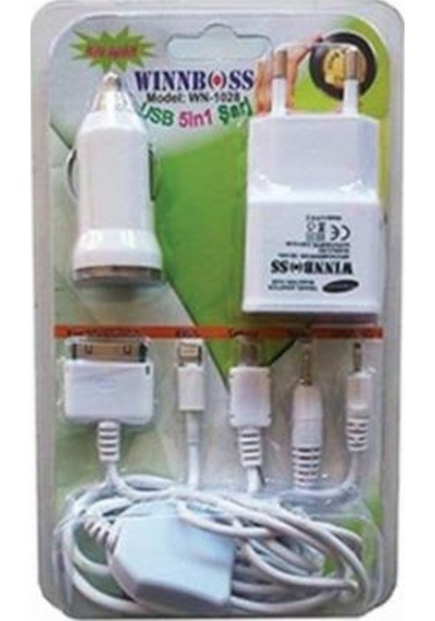 Winnboss Wn-1028 Usb 5'Liset Apple Uyumlu iPhone 4 5/Samsung