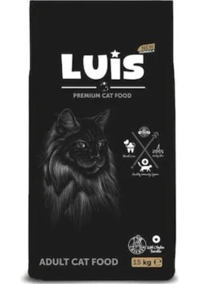 Luis Tavuklu Yetişkin Kedi Maması 15 KG