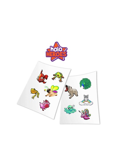 Holotoyz Sticker Holo Heroes Ar Uyumlu Etiket