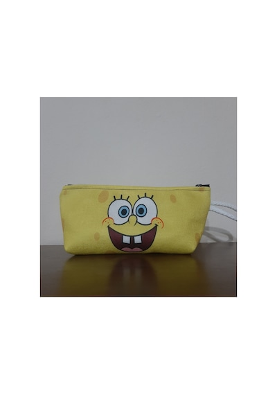 Owl Bag Sünger Bop Desenli Kalemlik - Makyaj Çantası Diğer
