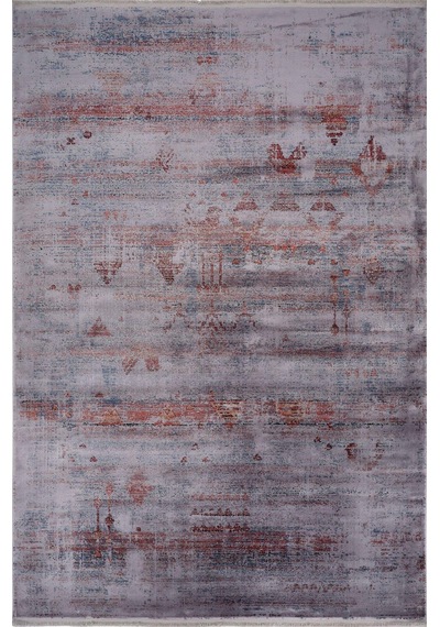Artemis Halı Bella 06495a Terra Gri Retro Bohem Tarzı İpek Halı