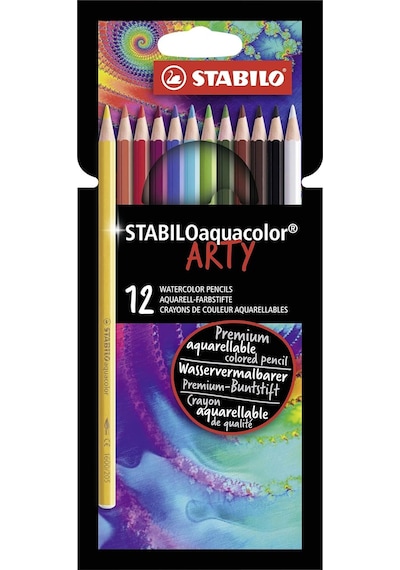 Aquacolor Arty - Kuru Boya Kalemi - 12'li Paket - Çeşitli Renkler 103 Ivory