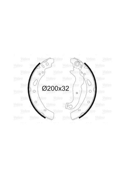 Ford Fiesta 6 Arka Fren Balatasi 2009-2017 Valeo 564086