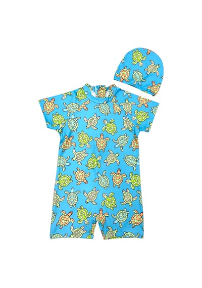 Lolliboomkids Çocuk Kısa Kol Hassas Ten Güneş Koruma Sevimli Kaplumbağa Tema Mayo Bone Takım Turtles Lolliboomkids Çocuk Kısa Kol Hassas Ten Güneş Koruma Sevimli Kaplumbağa Tema Mayo Bone Takım Turtles