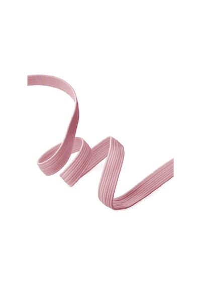 Pembe 12 Mm 5 Mt Dayanıklı Sert Yassı Elastik Şerit Lastik