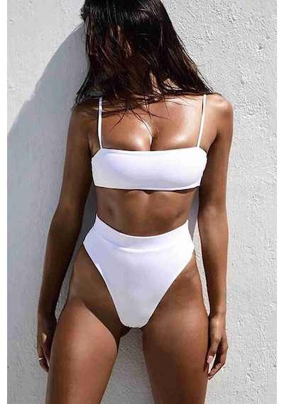 Angelsin Bikini Üstü Beyaz 001