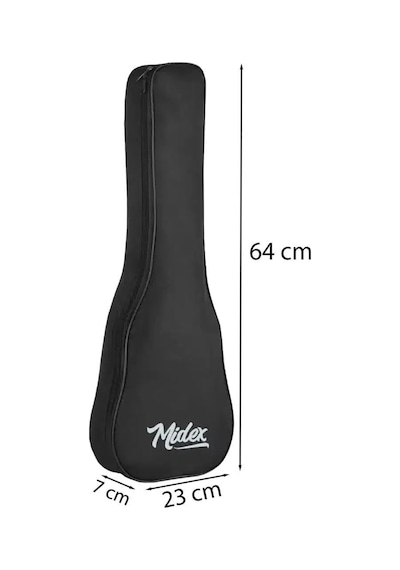 Midex Cs-24a Concert Ukulele Kılıfı Askı Pena