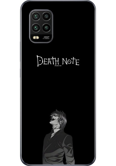 Xiaomi Mi 10 Lite Uyumlu Şeffaf Kılıf Death Note 1 Tasarımlı