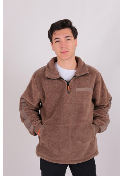 Five Pocket Ff23b6051 Erkek Peluş Mont Vizon